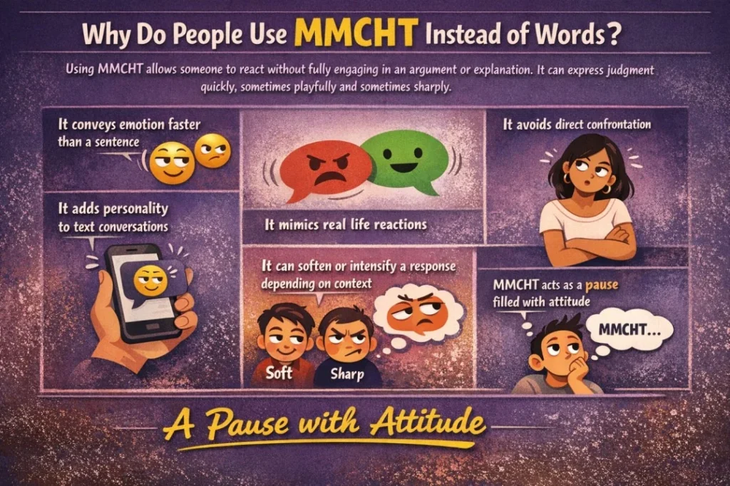 Why Do People Use MMCHT Instead of Words?