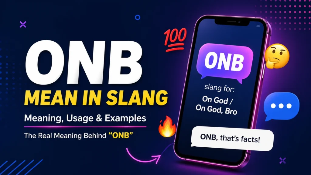 ONB Mean in Slang