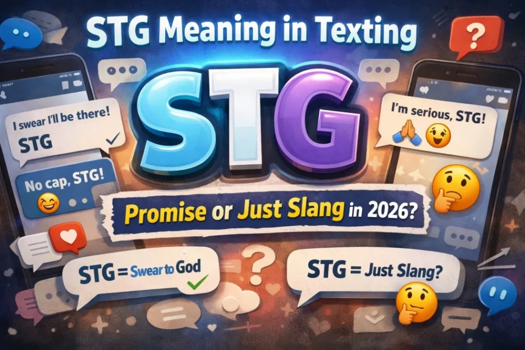 STG Meaning in Texting