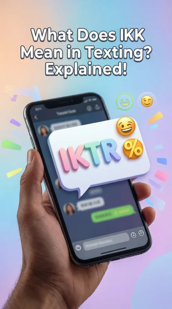 What Does IKTR Mean in Text?