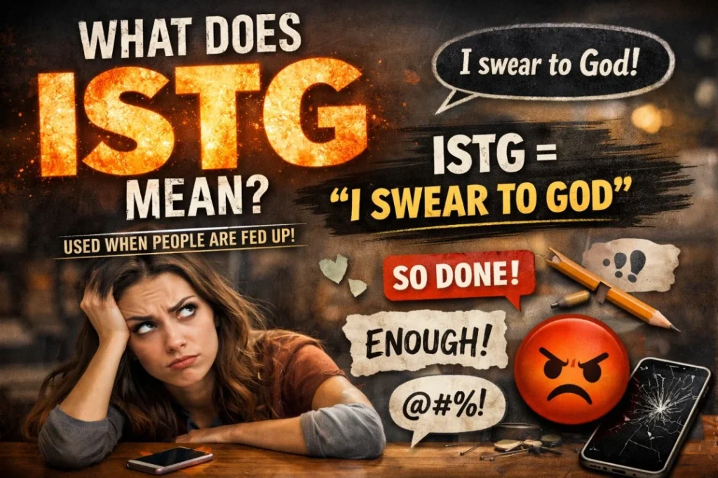 What Does ISTG Mean