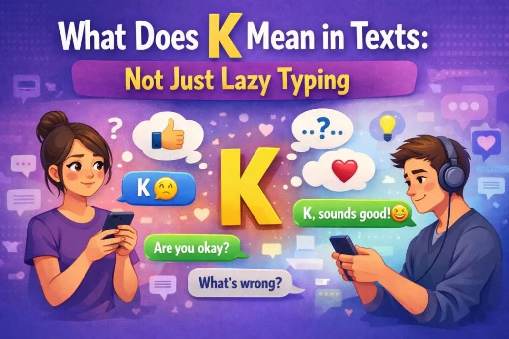 What Does K Means in Texts