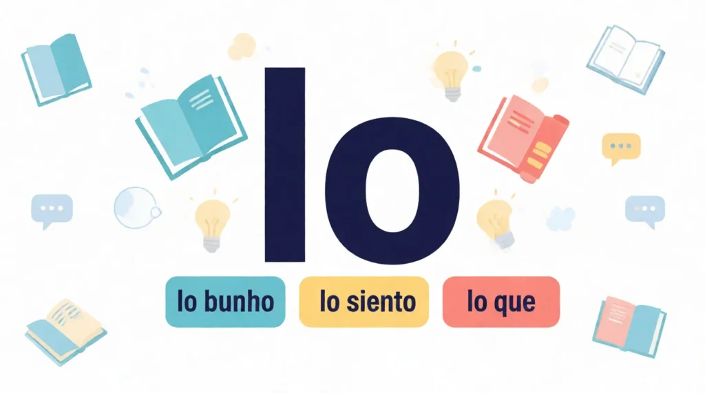 What Does “Lo” Mean in Spanish? How to Use It Like a Native (2026)