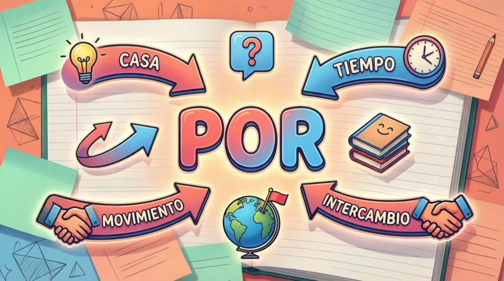 Meaning of Por in Spanish