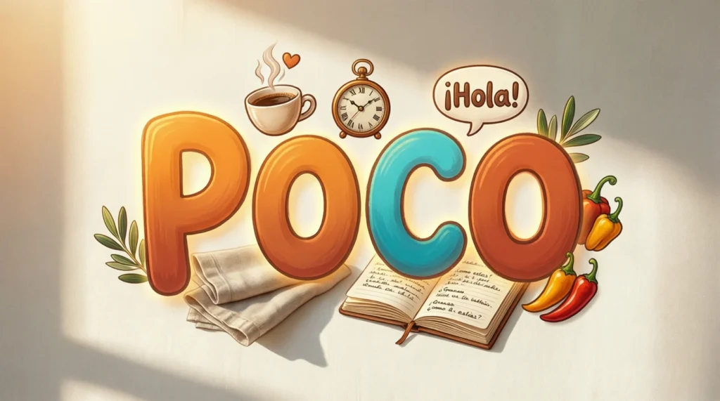 “Poco” Means in Spanish