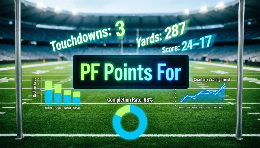 What Does PF Mean in Football