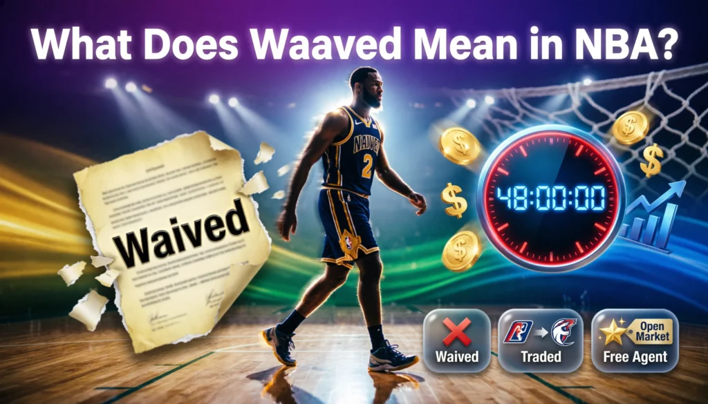 What Does Waived Mean in NBA