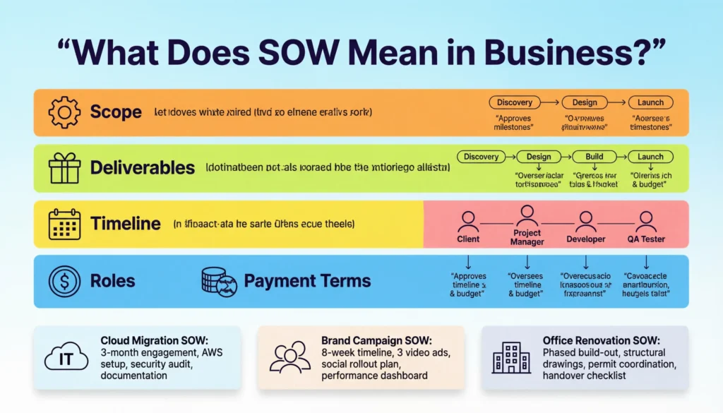 What Does SOW Mean in Business