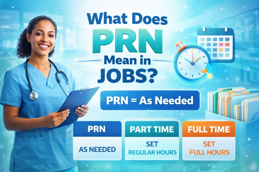 PRN Means in Jobs