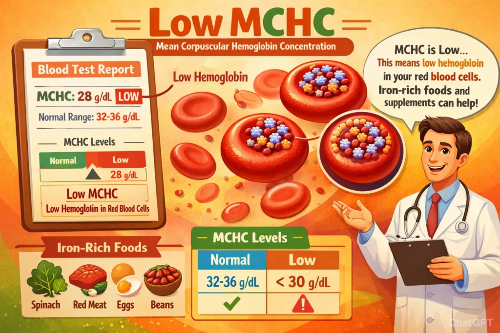 Low MCHC Mean