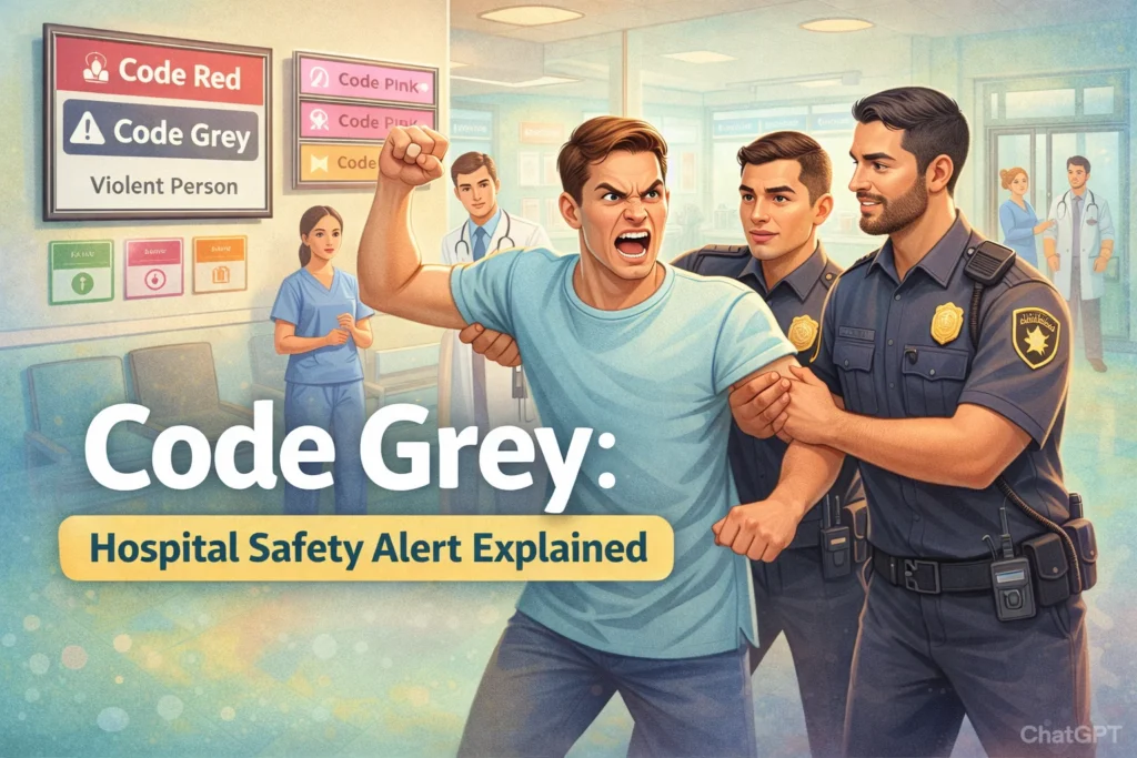 Code Grey Mean in a Hospital
