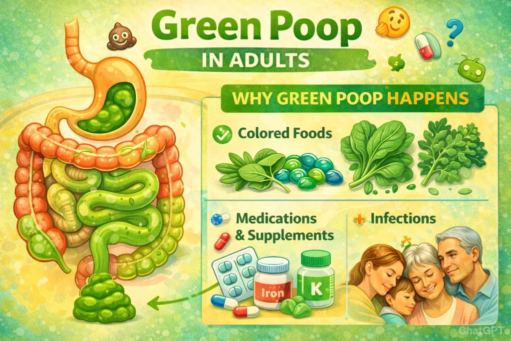 Green Poop Mean in Adults