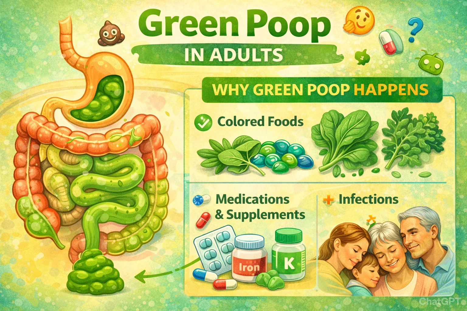Green Poop Mean in Adults: Normal or a Warning Sign In 2026