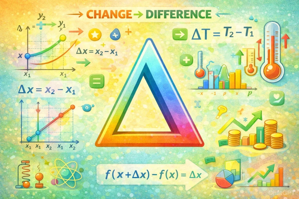 What Does Delta Mean in Math