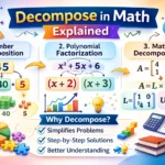 Decompose Mean in Math