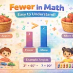 Meaning of Fewer in Math