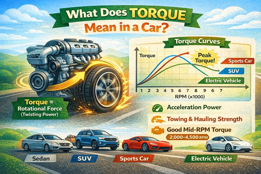 Torque Mean in a Car