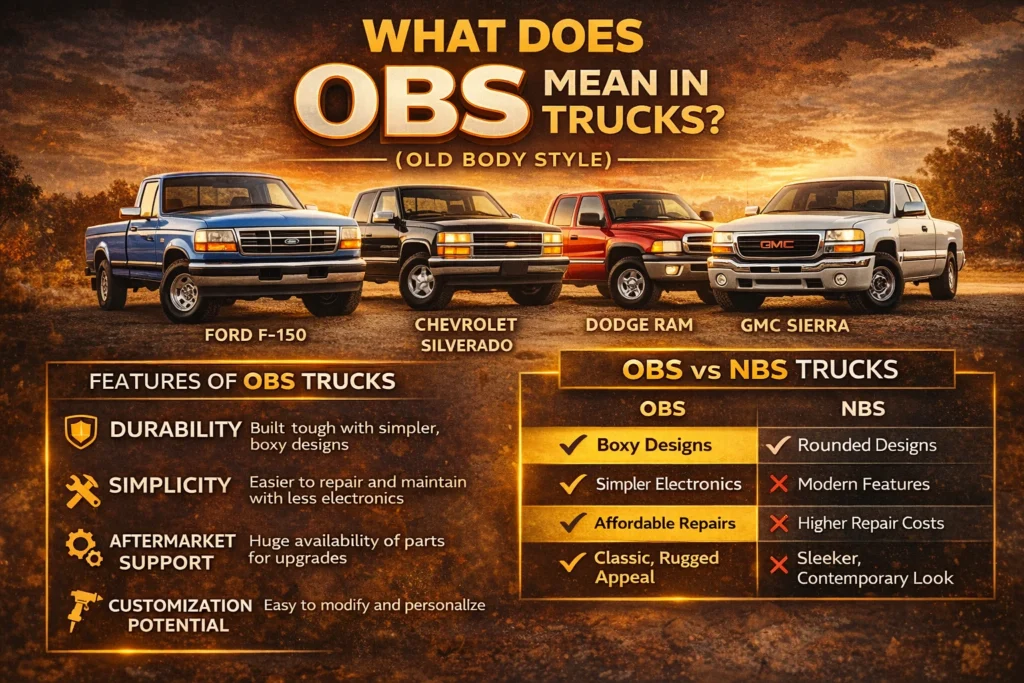 What Does OBS Mean in Trucks