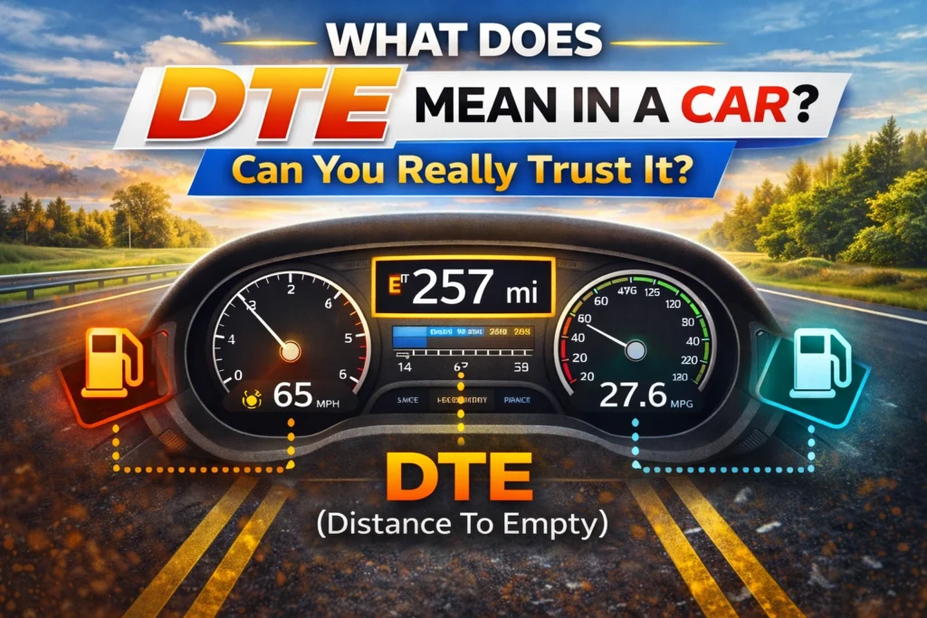 What Does DTE Mean in a Car
