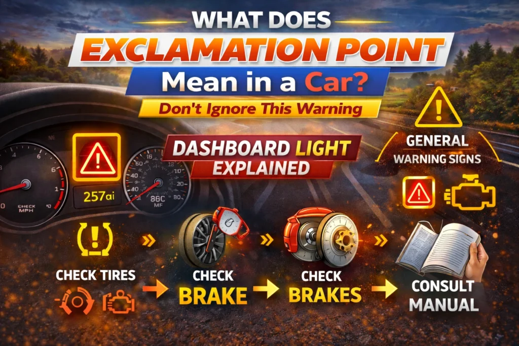 Exclamation Point Mean in a Car