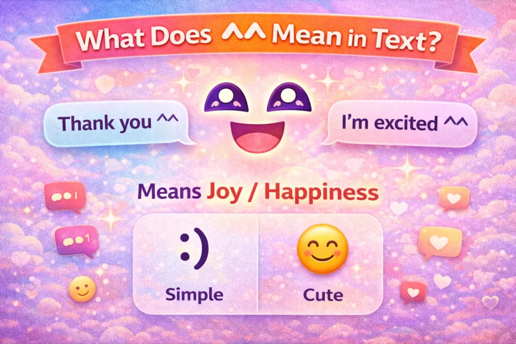 What Does “^^” Mean in Text?