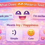 What Does “^^” Mean in Text?