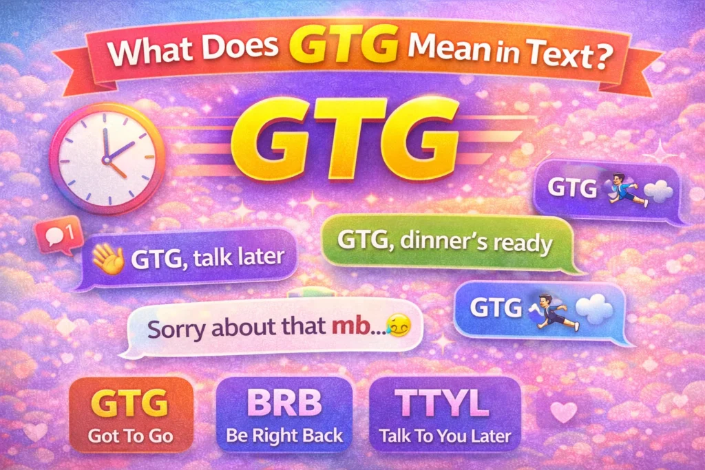GTG Mean in Text