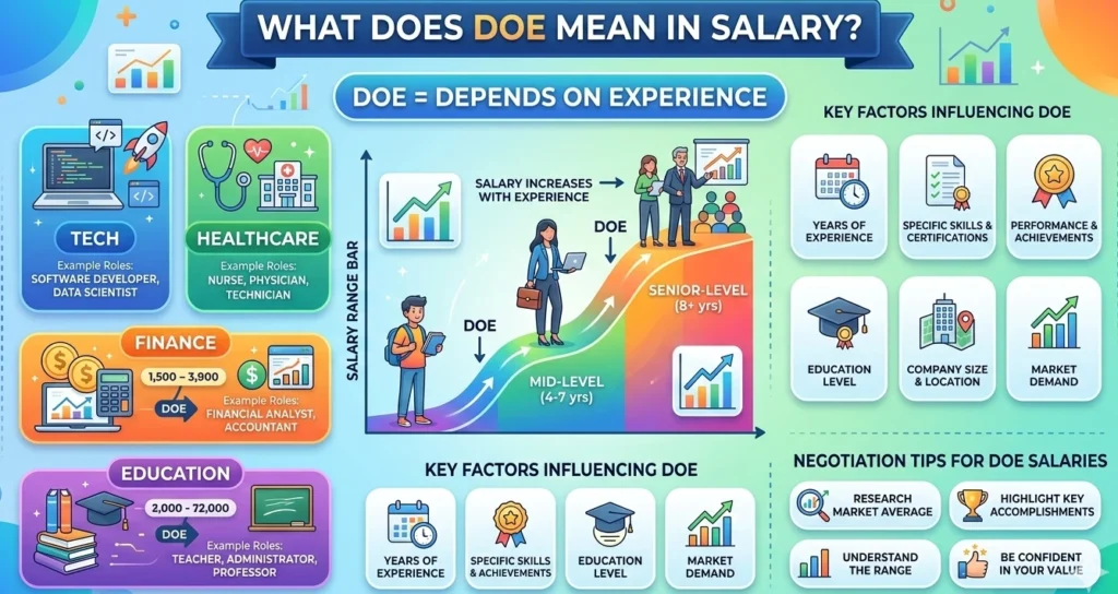 What Does DOE Mean in Salary