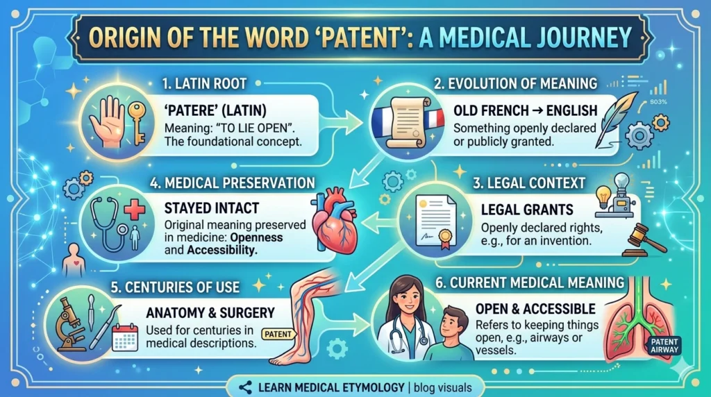 Origin of the Word “Patent”