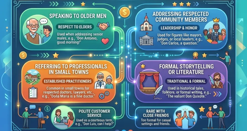 Common Situations Where “Don” Is Used