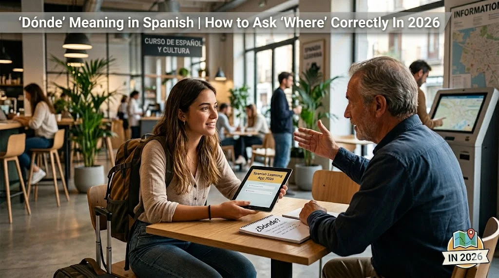 “Dónde” Meaning in Spanish