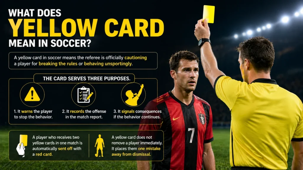 What Does Yellow Card Mean in Soccer
