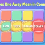 One Away Mean in Connections