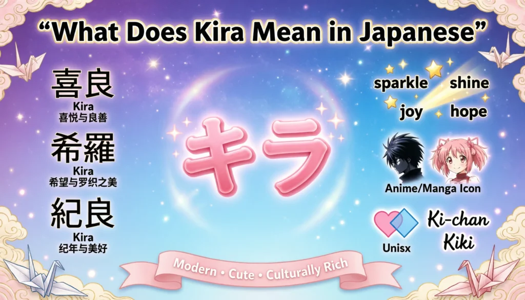 Kira Mean in Japanese