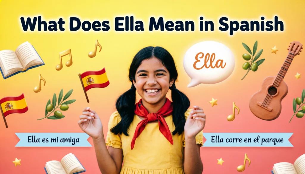 What Does Ella Mean in Spanish