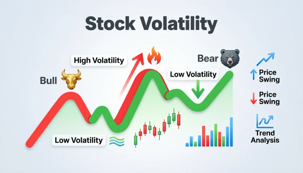 Volatile Mean in Stocks