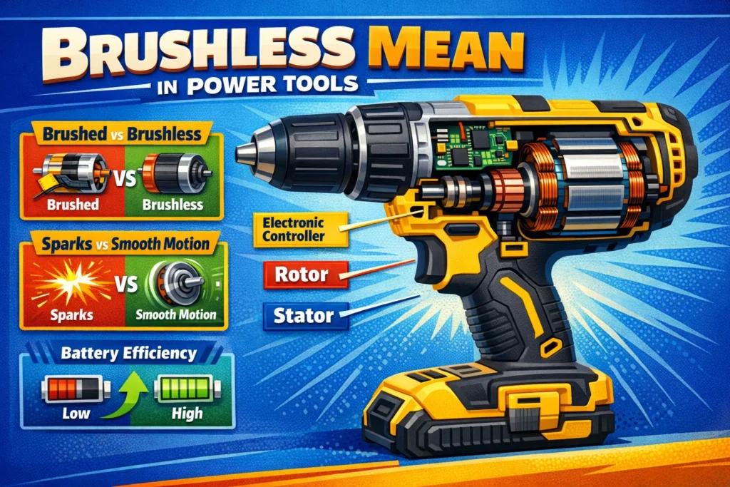 Brushless Mean in Power Tools