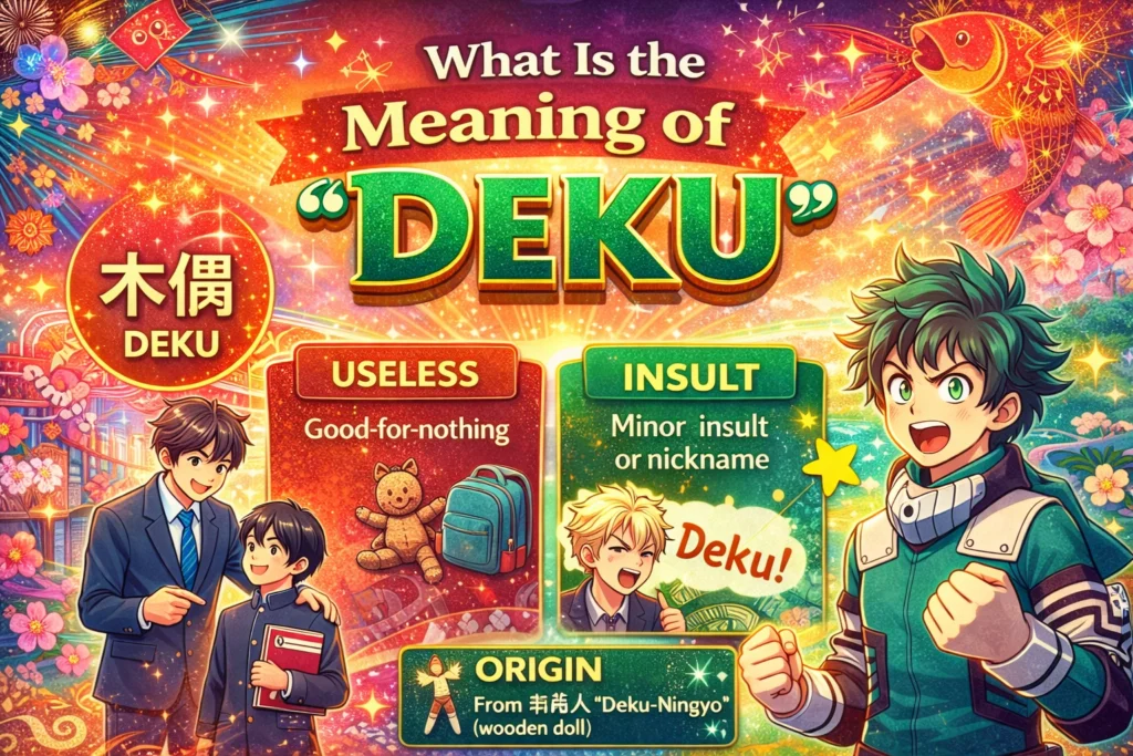 What Is the Meaning of “Deku”
