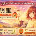 Akari Mean in Japanese