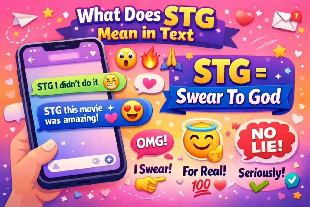 What Does STG Mean in Text