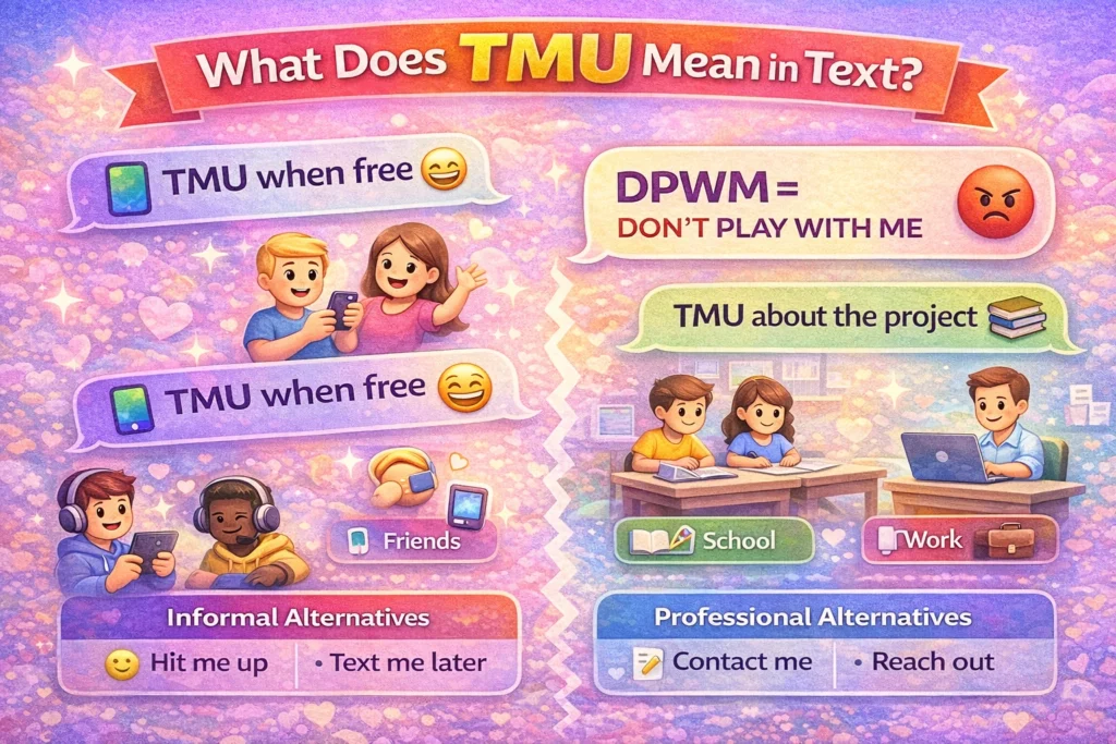 What Does TMU Mean in Text