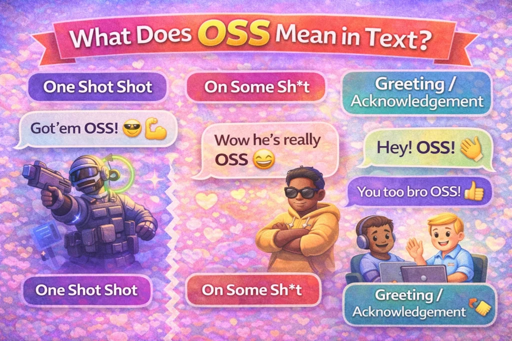 What Does OSS Mean in Text