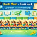 Decile Mean in Class Rank