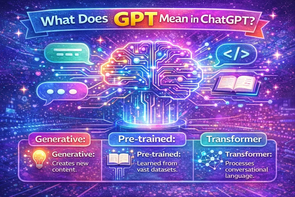 what does gpt mean in chat gpt