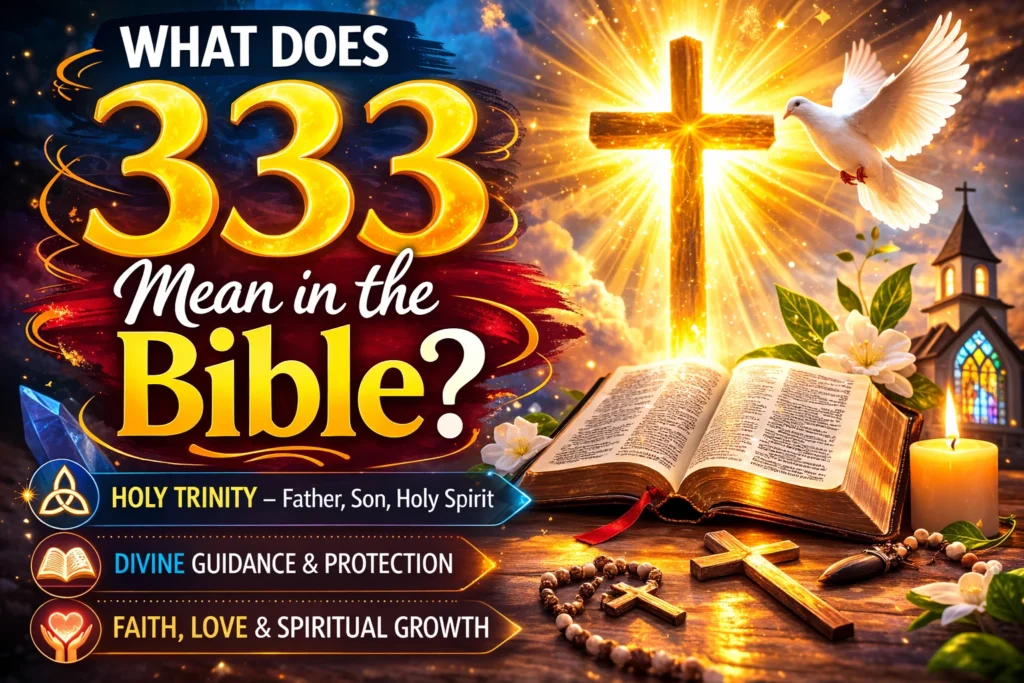 333 Meaning in the Bible