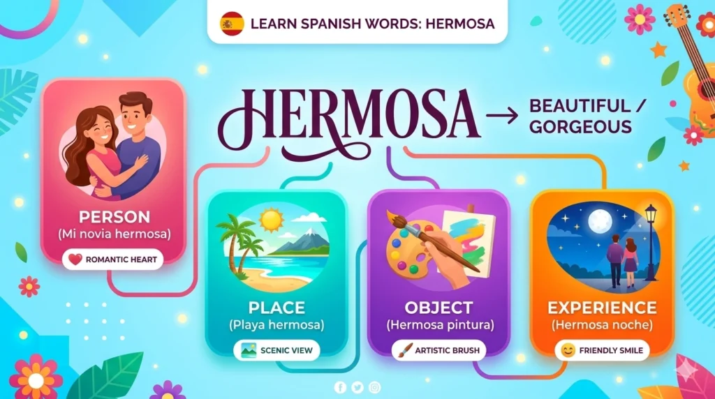Hermosa Mean in English