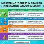 What Does Deber Mean in Spanish