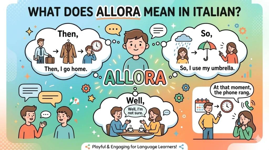 “Allora” Mean in Italian
