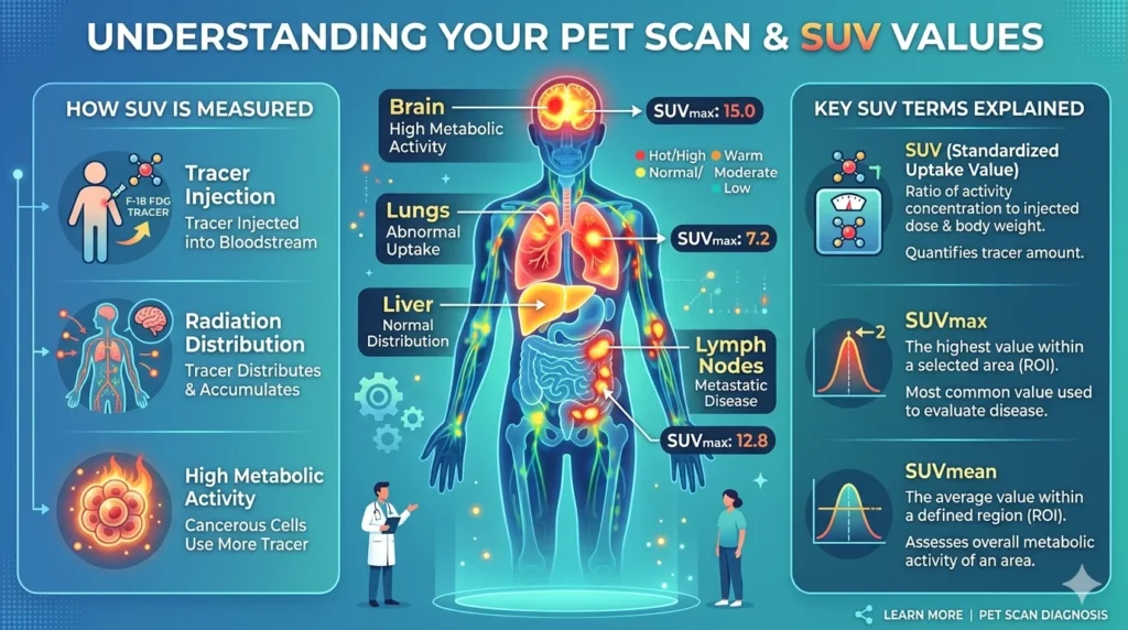 SUV Mean in a PET Scan