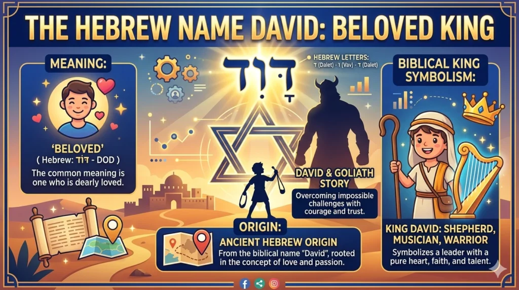 What Does David Mean in Hebrew